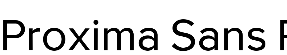Proxima Sans Regular Font Download Free